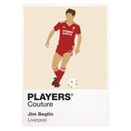 Jim Beglin Liverpool Icon Frame artwork on white