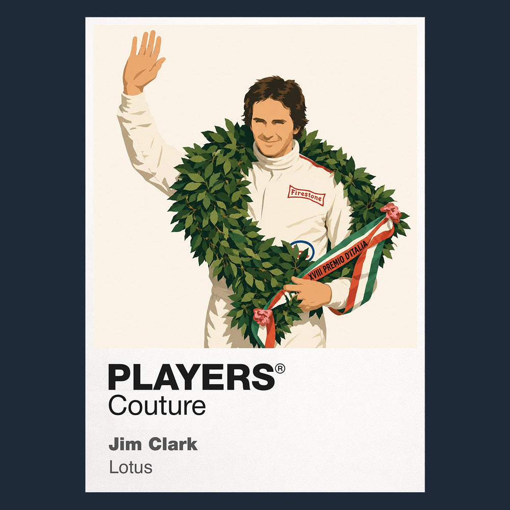 Jim Clark Lotus Formula 1 T-shirt – navy view
