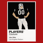 Jim Otto Raiders American Football Icon Frame Men's T-Shirt