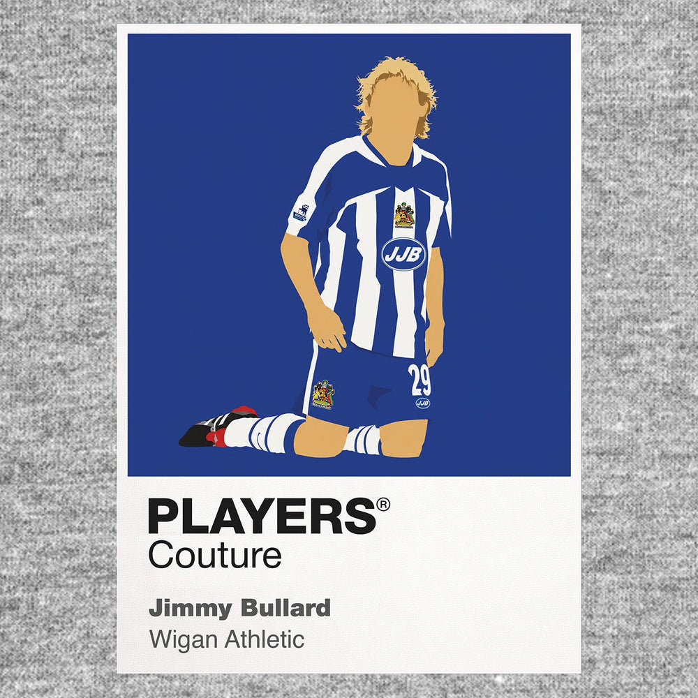 Jimmy Bullard Wigan Athletic Men's T-Shirt - Grey