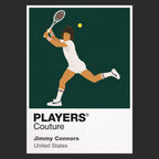 Jimmy Connors Tennis Icon Frame Men's T-Shirt