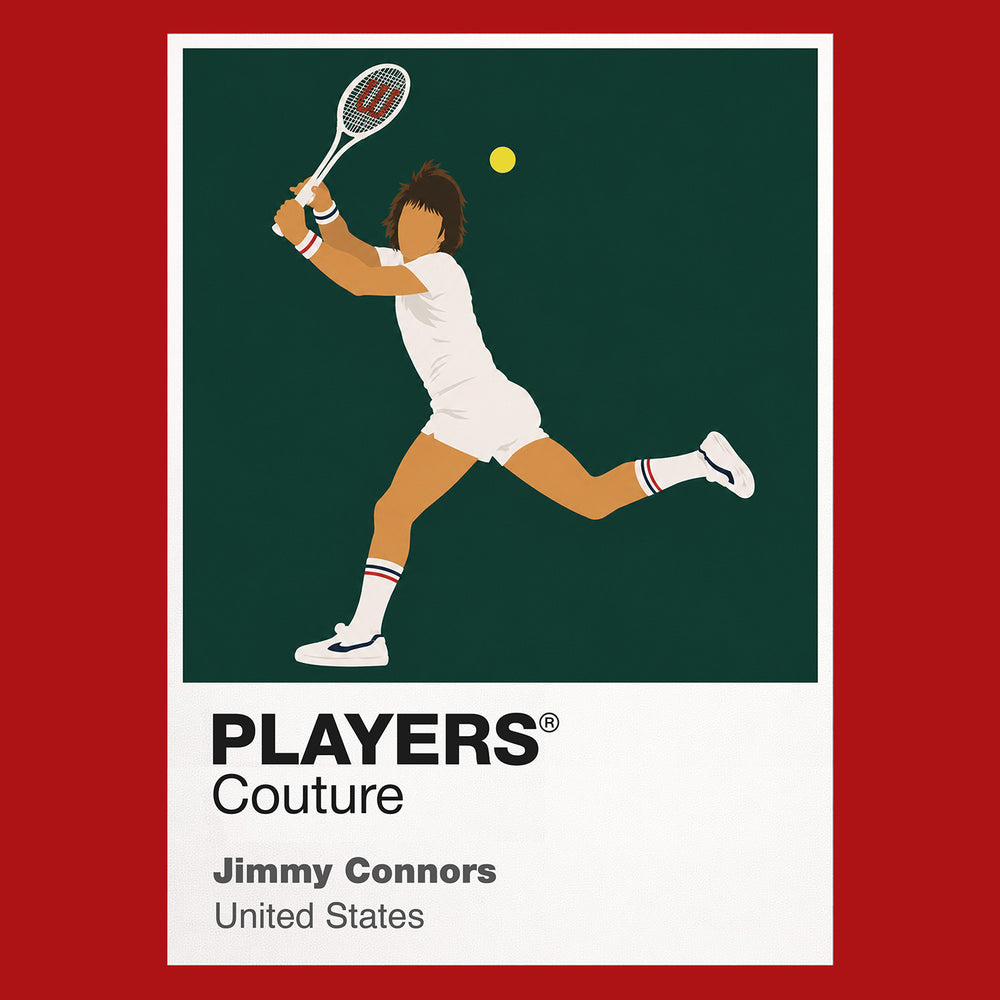Jimmy Connors Tennis Icon Frame Men's T-Shirt