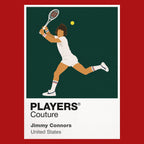 Jimmy Connors Tennis Icon Frame Men's T-Shirt