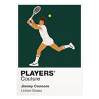 Jimmy Connors Tennis Icon Frame Men's T-Shirt