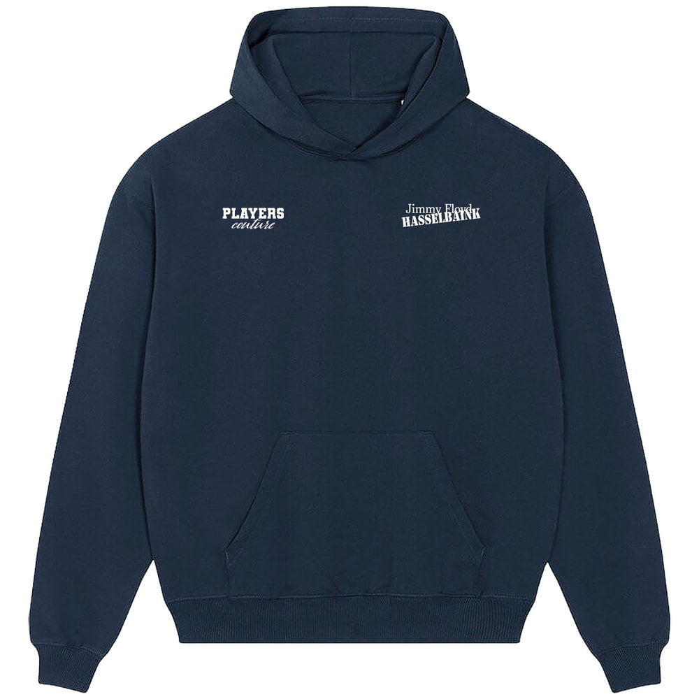 Jimmy Floyd Hasselbaink Logo Players Couture Men's Casual Hoodie Navy