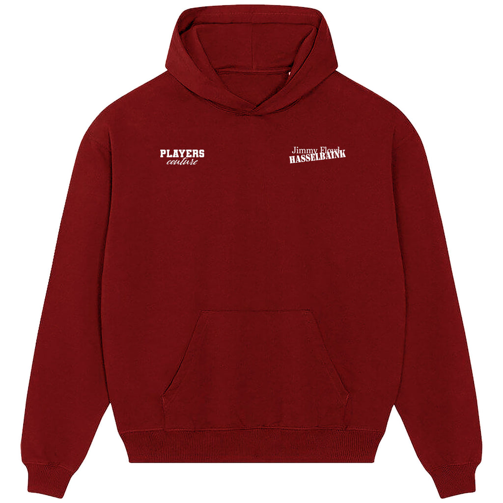 Jimmy Floyd Hasselbaink Logo Players Couture Men's Casual Hoodie Red
