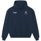 Jimmy Greaves hoodie – navy men's hoodie featuring the Jimmy Greaves Players Couture logo
