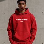jimmy-greaves name-print hoodie - red