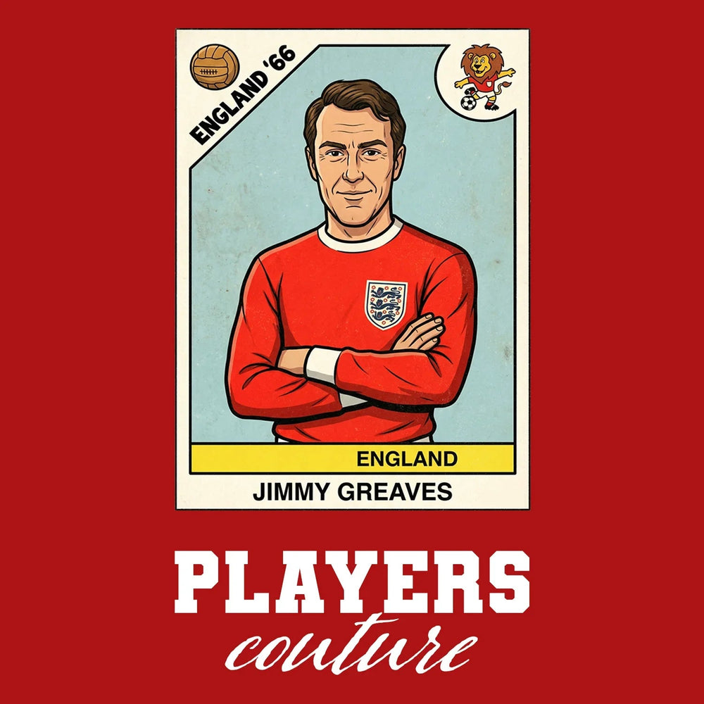 Jimmy Greaves World Cup Sticker Kids Hoodie – jimmy greaves red Players Couture design