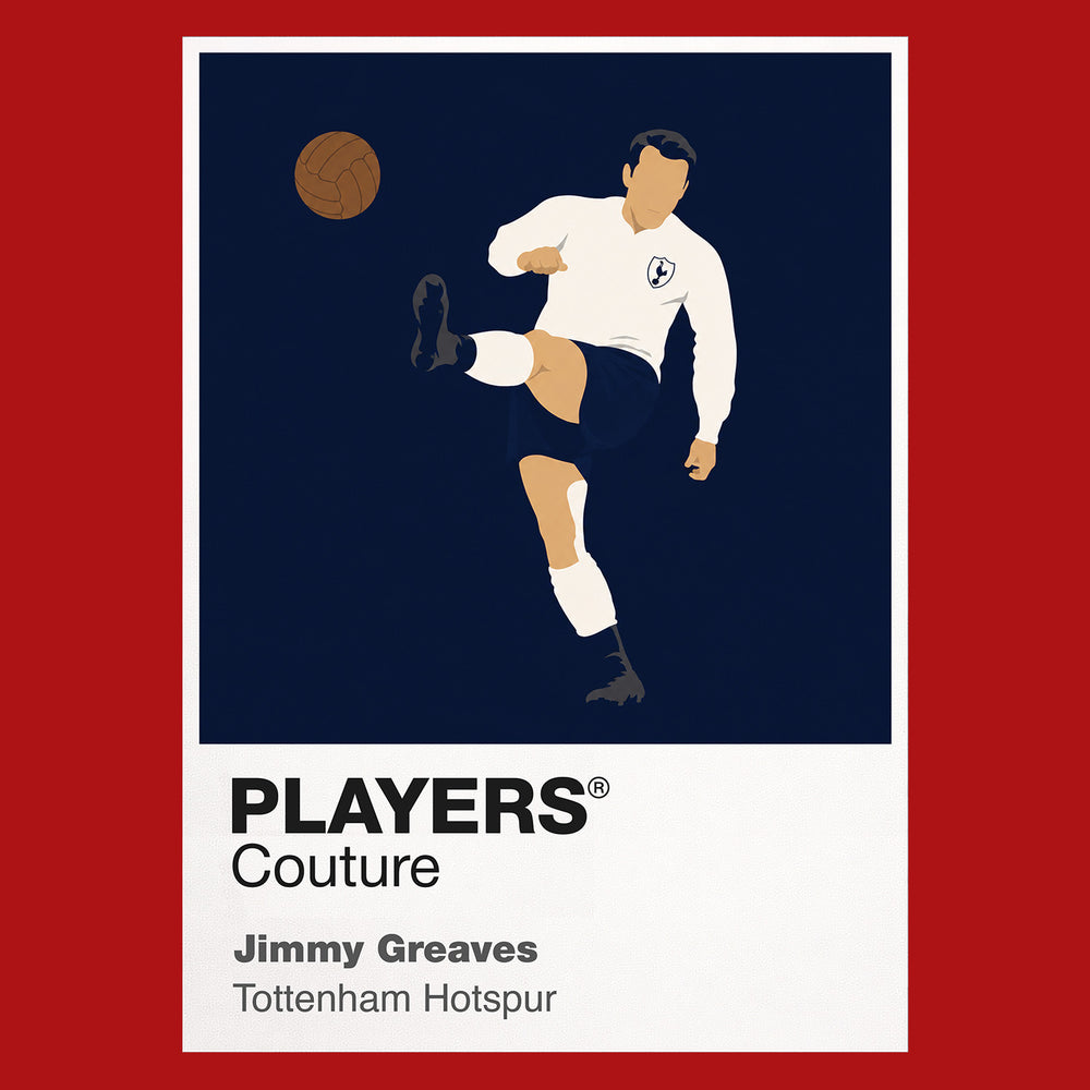 Jimmy Greaves Tottenham Hotspur Icon Frame — Red