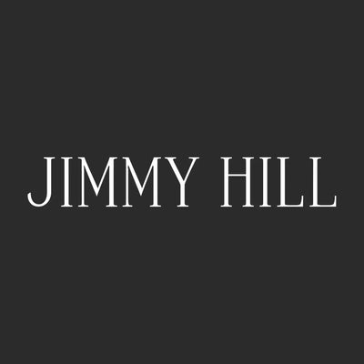 Jimmy Hill Logo Men's T-Shirt – black close-up detail shot of the Jimmy Hill Players Couture logo design