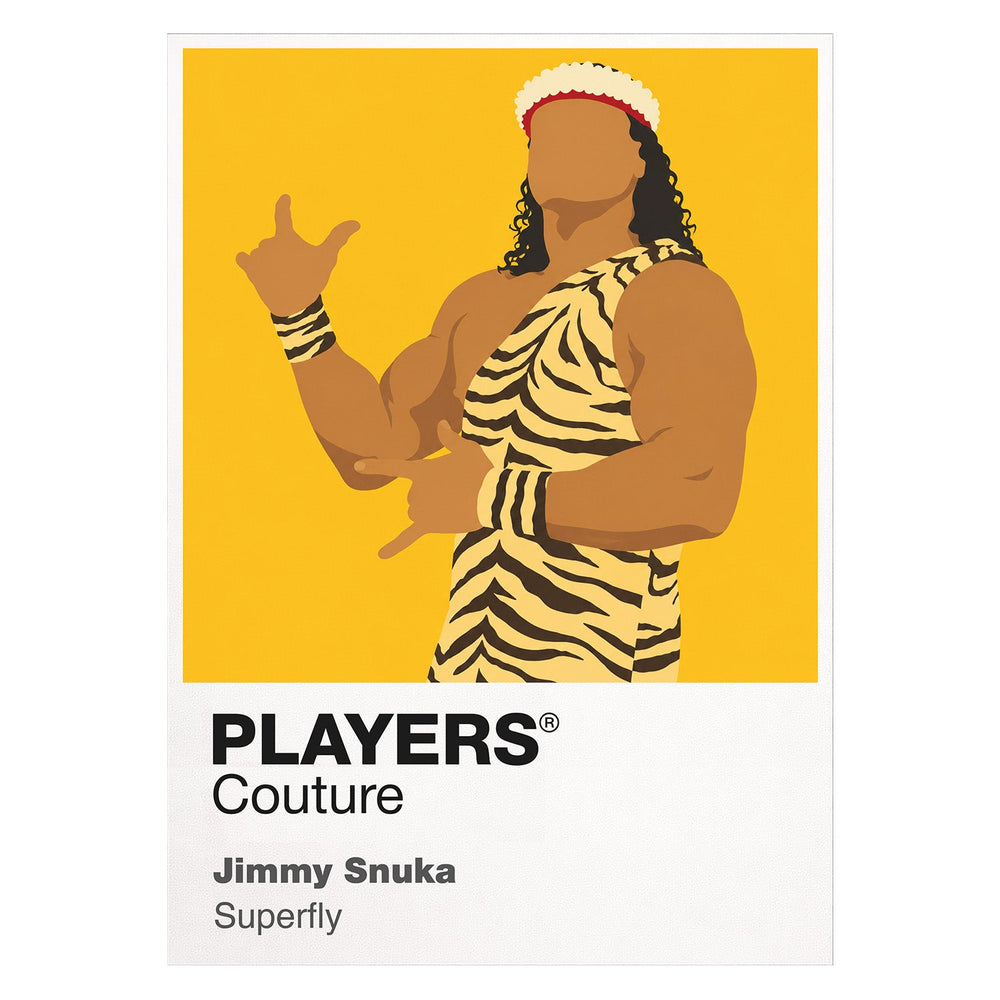 Jimmy Snuka Wrestling Icon Frame Men's Hoodie