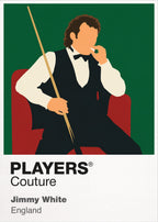 Jimmy White Snooker Icon Frame Men's Hoodie