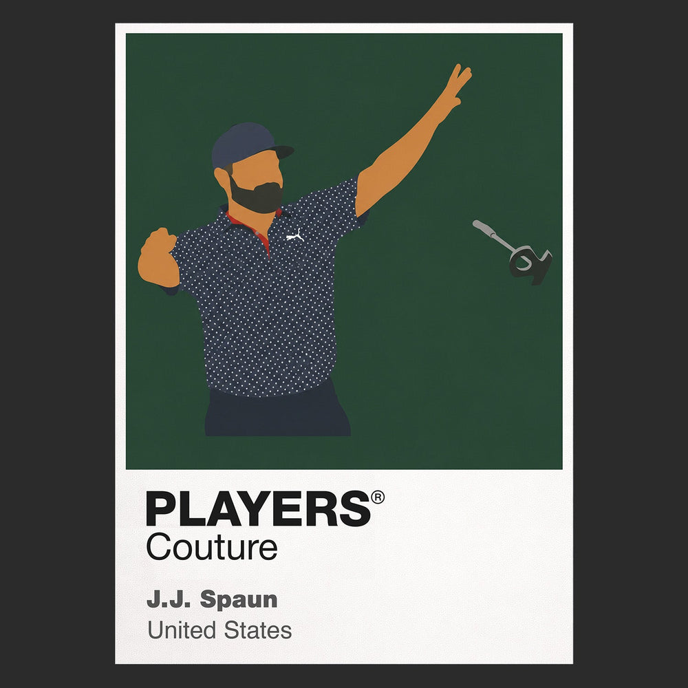 J.J. Spaun Golf Icon Frame Men's Polo Shirt