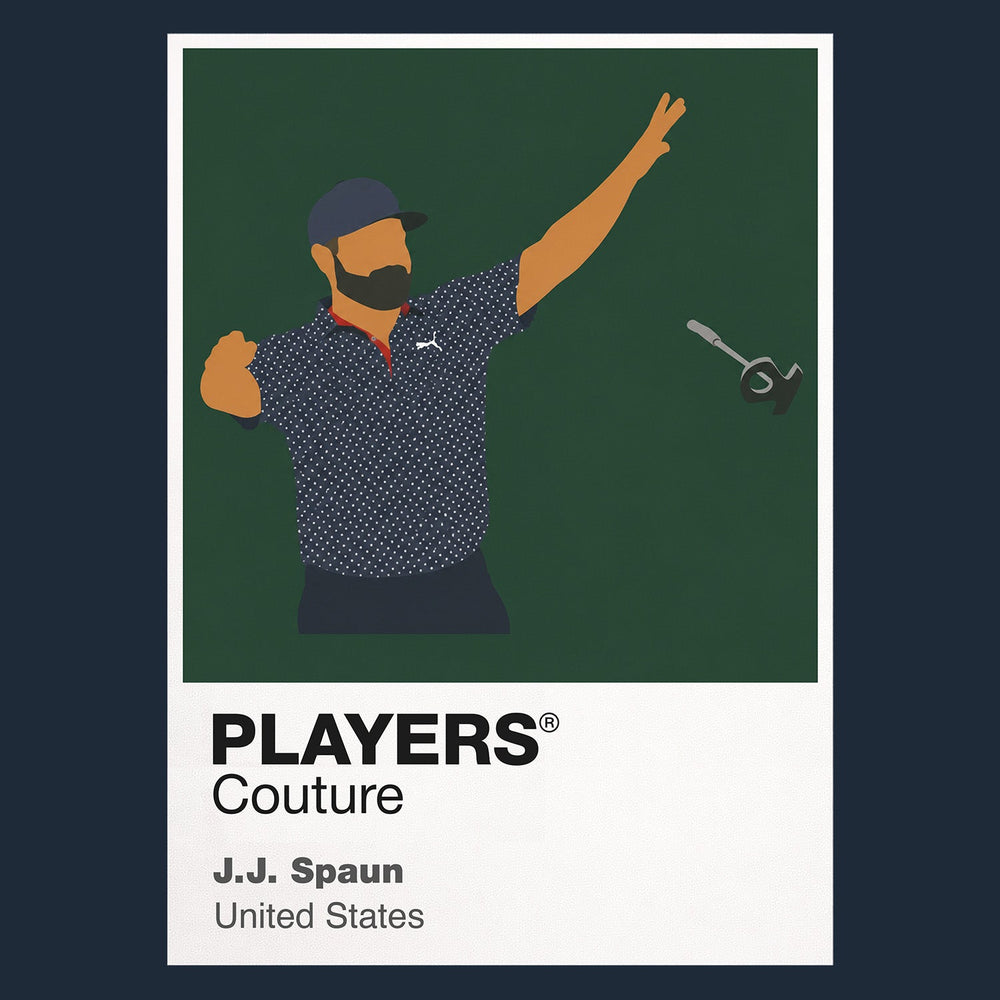 J.J. Spaun Golf Icon Frame Men's Polo Shirt