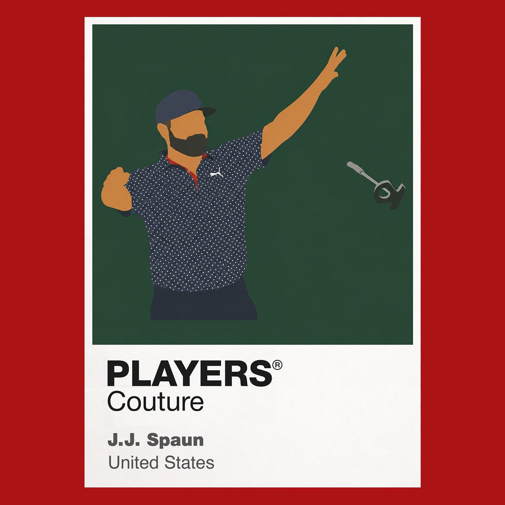 J.J. Spaun Golf Icon Frame Men's Polo Shirt