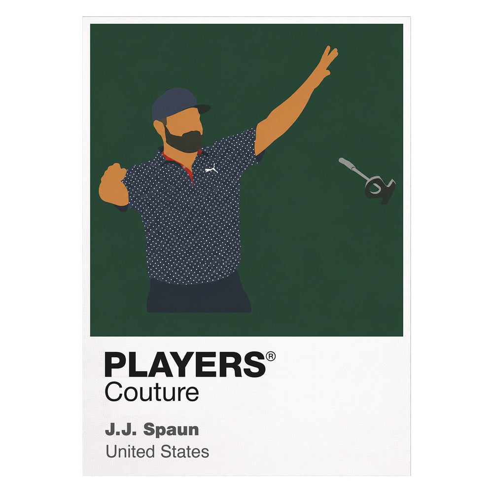 J.J. Spaun Golf Icon Frame Men's Polo Shirt