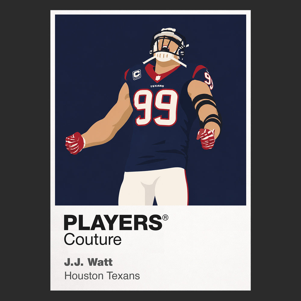 J.J. Watt Texans American Football Icon Frame Men's Hoodie