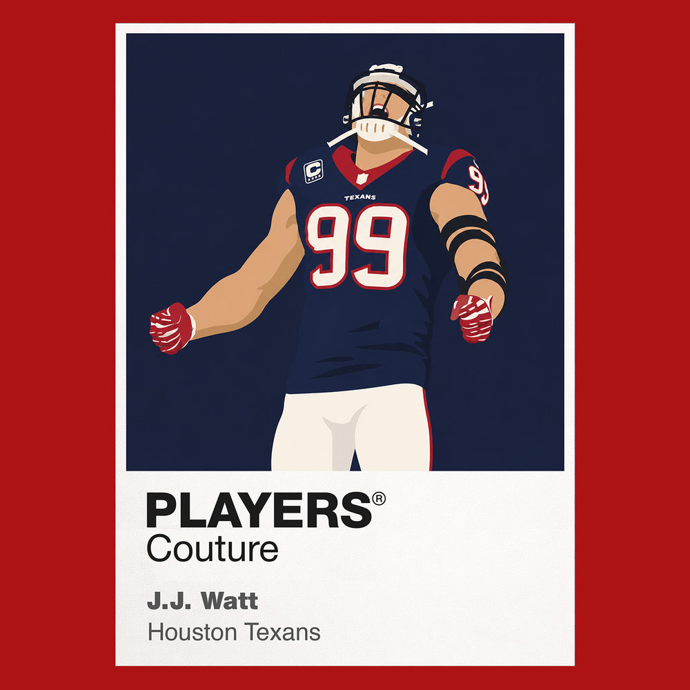 J.J. Watt Texans American Football Icon Frame Men's Hoodie