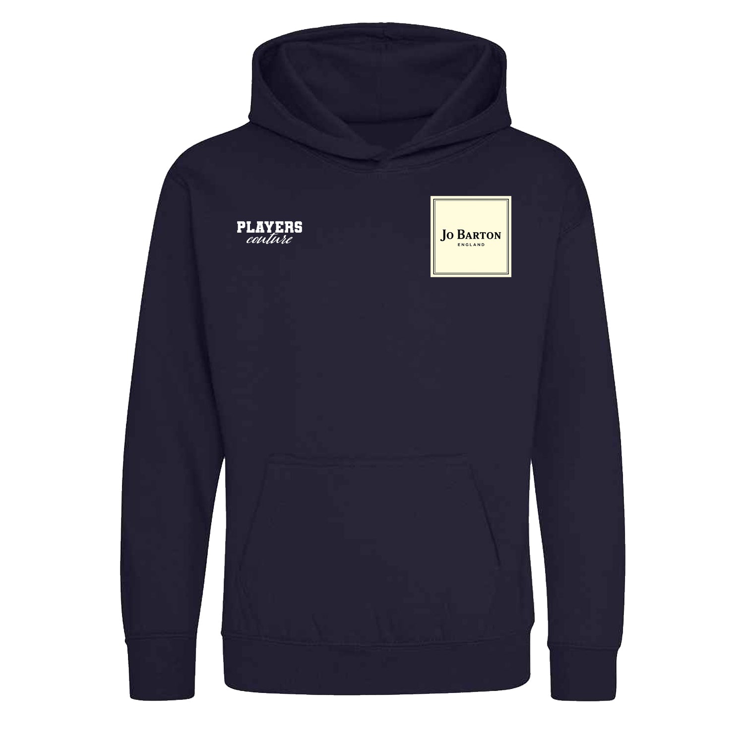 Joey Barton Logo Players Couture Kids Hoodie Navy
