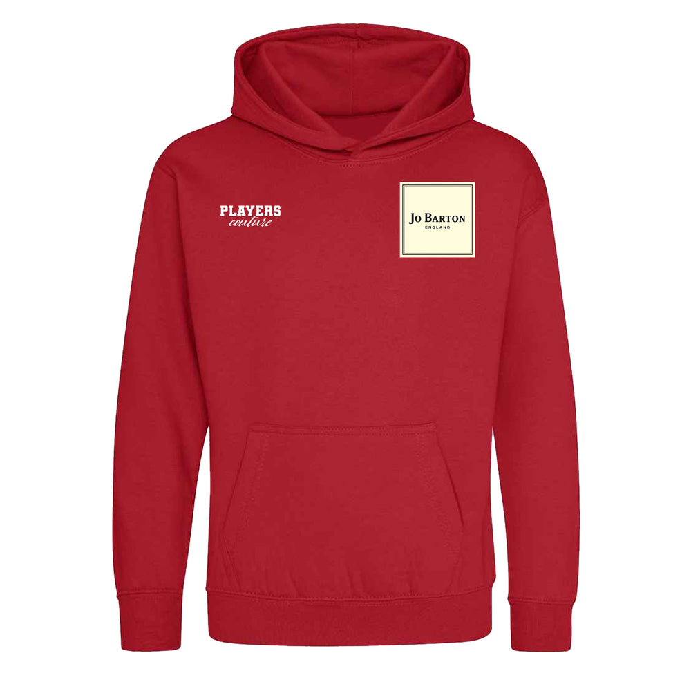 Joey Barton Logo Players Couture Kids Hoodie Red