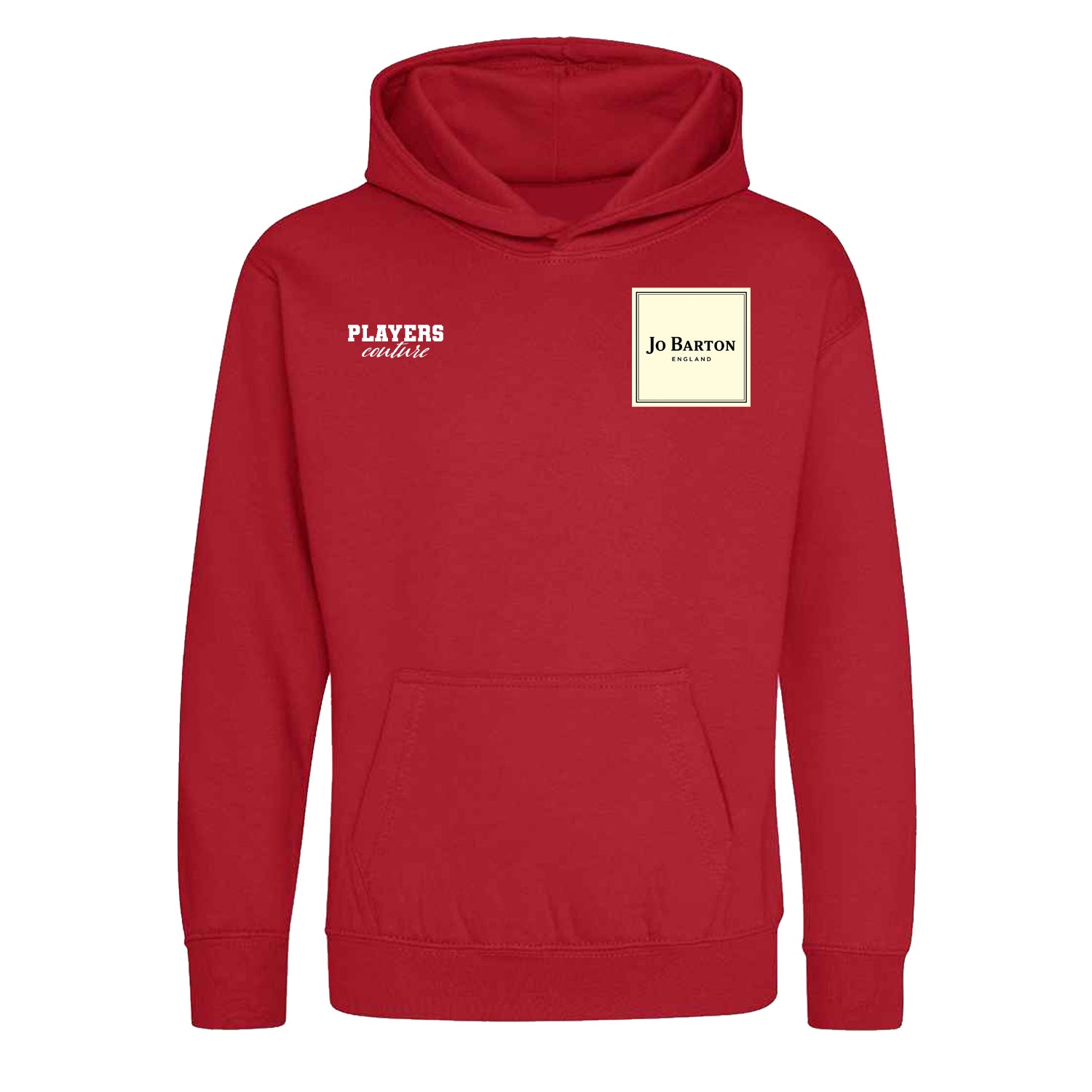 Joey Barton Logo Players Couture Kids Hoodie Red