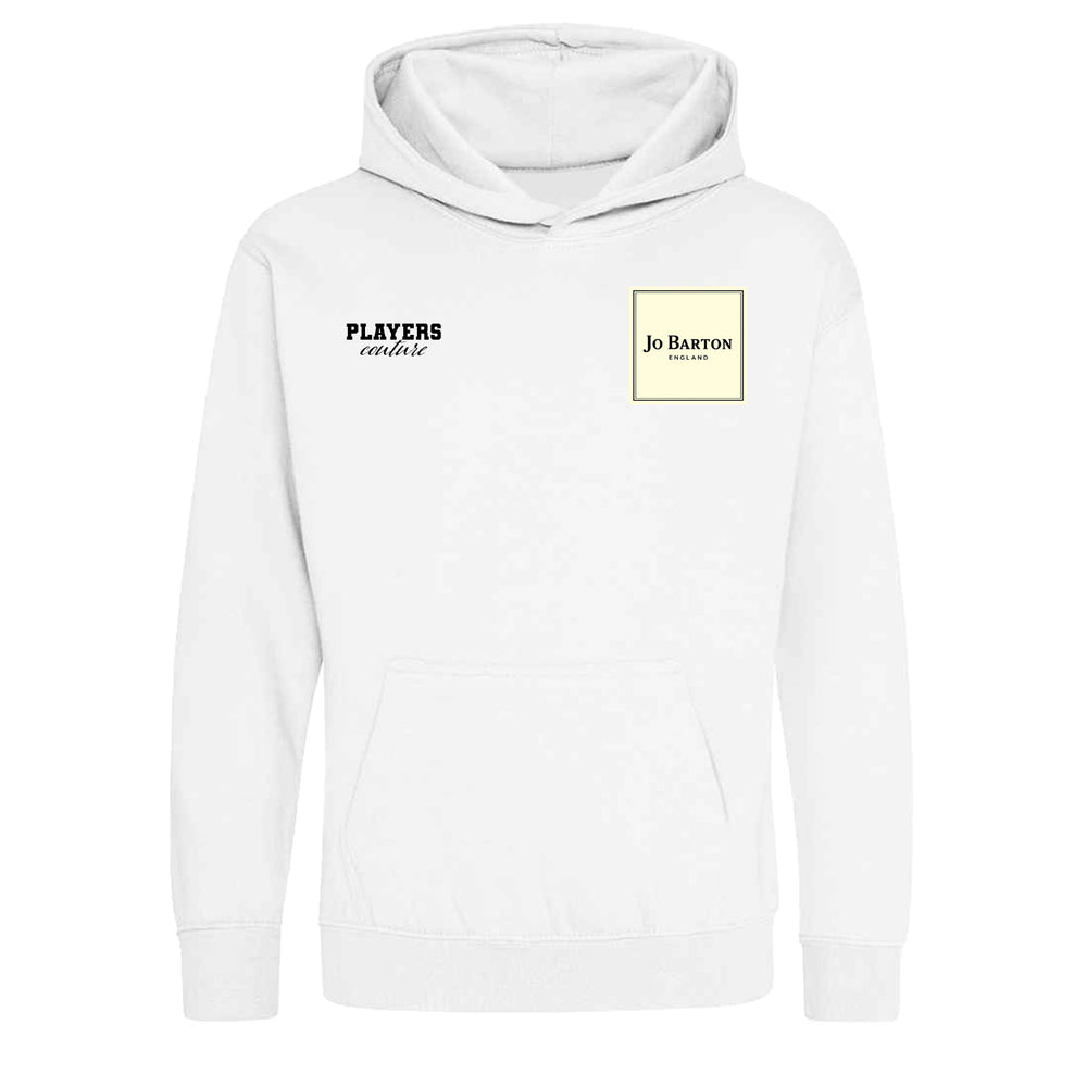 Joey Barton Logo Players Couture Kids Hoodie White