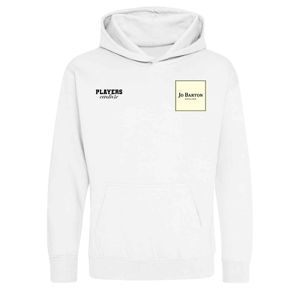 Joey Barton Logo Players Couture Kids Hoodie White
