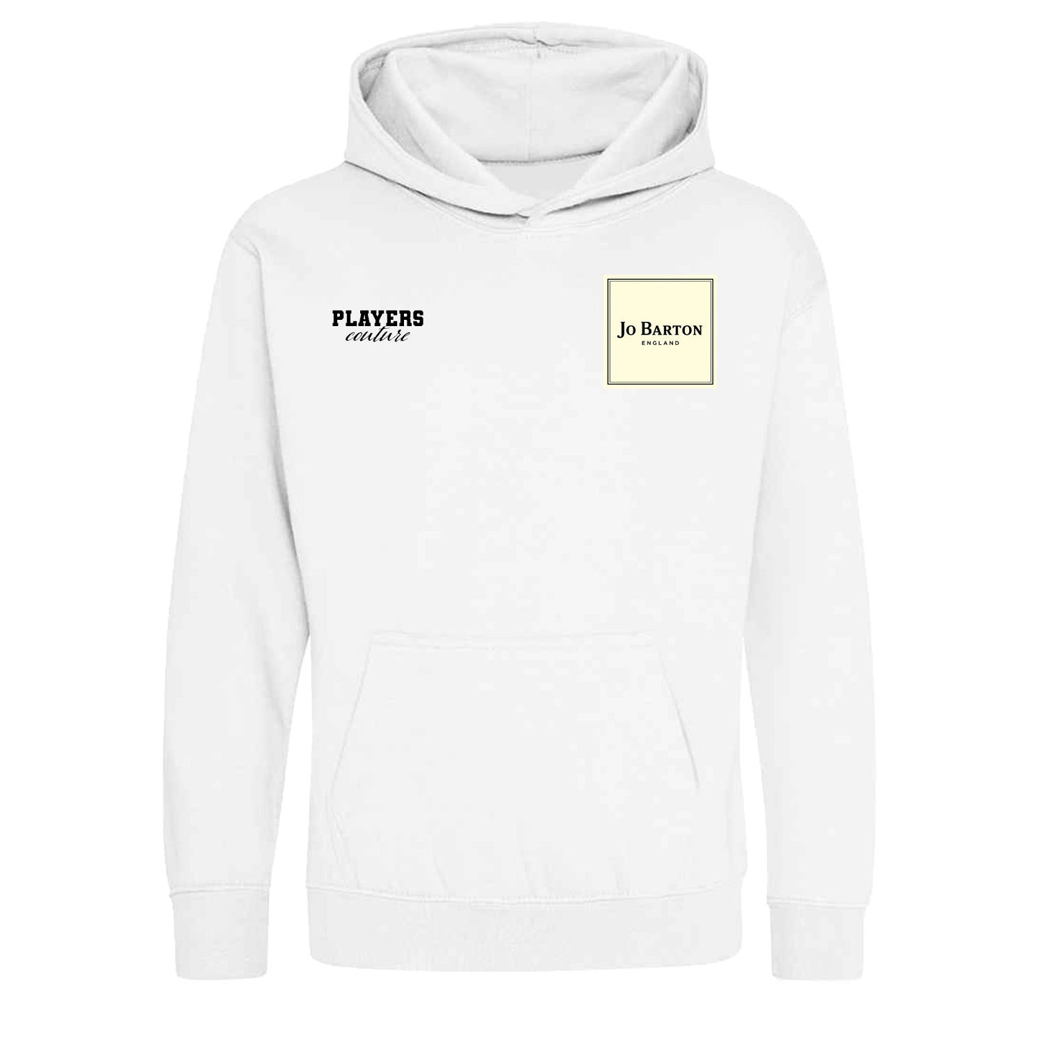 Joey Barton Logo Players Couture Kids Hoodie White