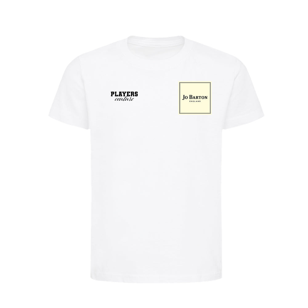 Joey Barton Logo Players Couture Kids T-Shirt White