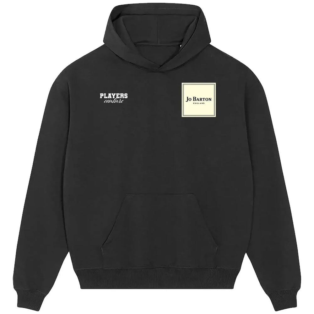 Joey Barton hoodie – black men's hoodie featuring the Joey Barton Players Couture logo