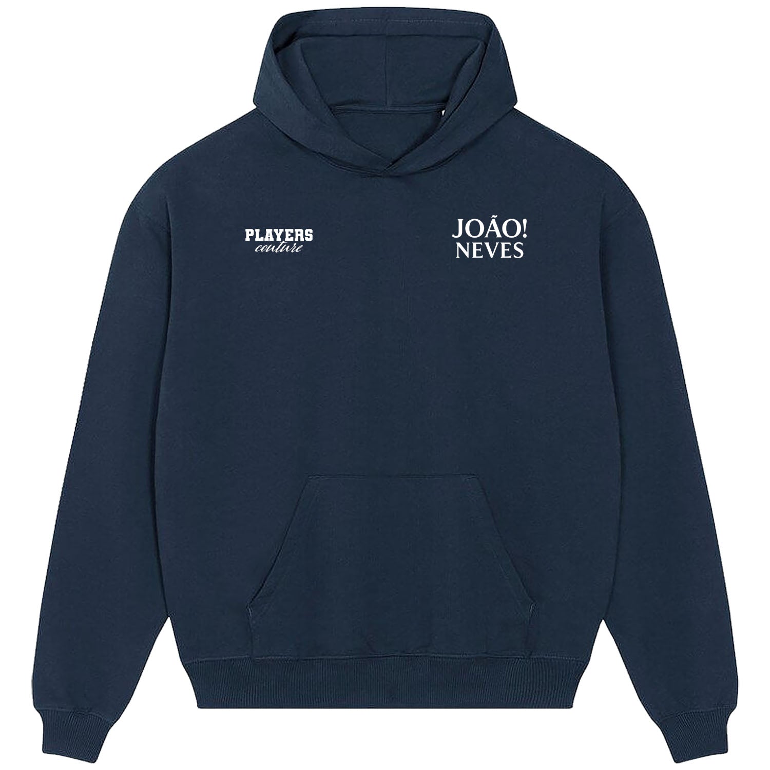 Joao Neves Logo Players Couture Men's Casual Hoodie Navy