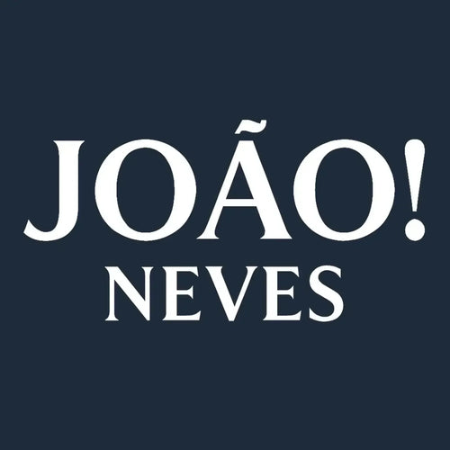 Joao Neves Logo Men's T-Shirt – navy close-up detail shot of the Joao Neves Players Couture logo design