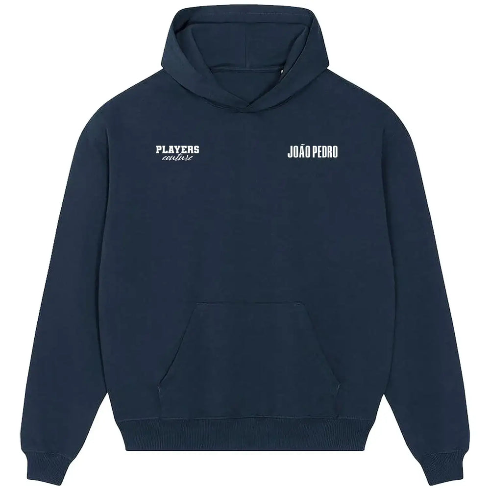 Joao Pedro Logo Players Couture Men's Casual Hoodie - Navy / S | Brazil, Brighton, Chelsea, Fashion Collection, Football, Hoodies, Men's, Volume 1, Watford