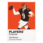 Joe Burrow Bengals American Football Icon Frame Men's T-Shirt