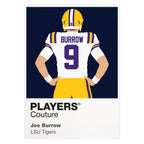 Joe Burrow LSU Tigers American Football Icon Frame Men's T-Shirt