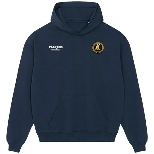 Joe Cole hoodie – navy men's hoodie featuring the Joe Cole Players Couture logo