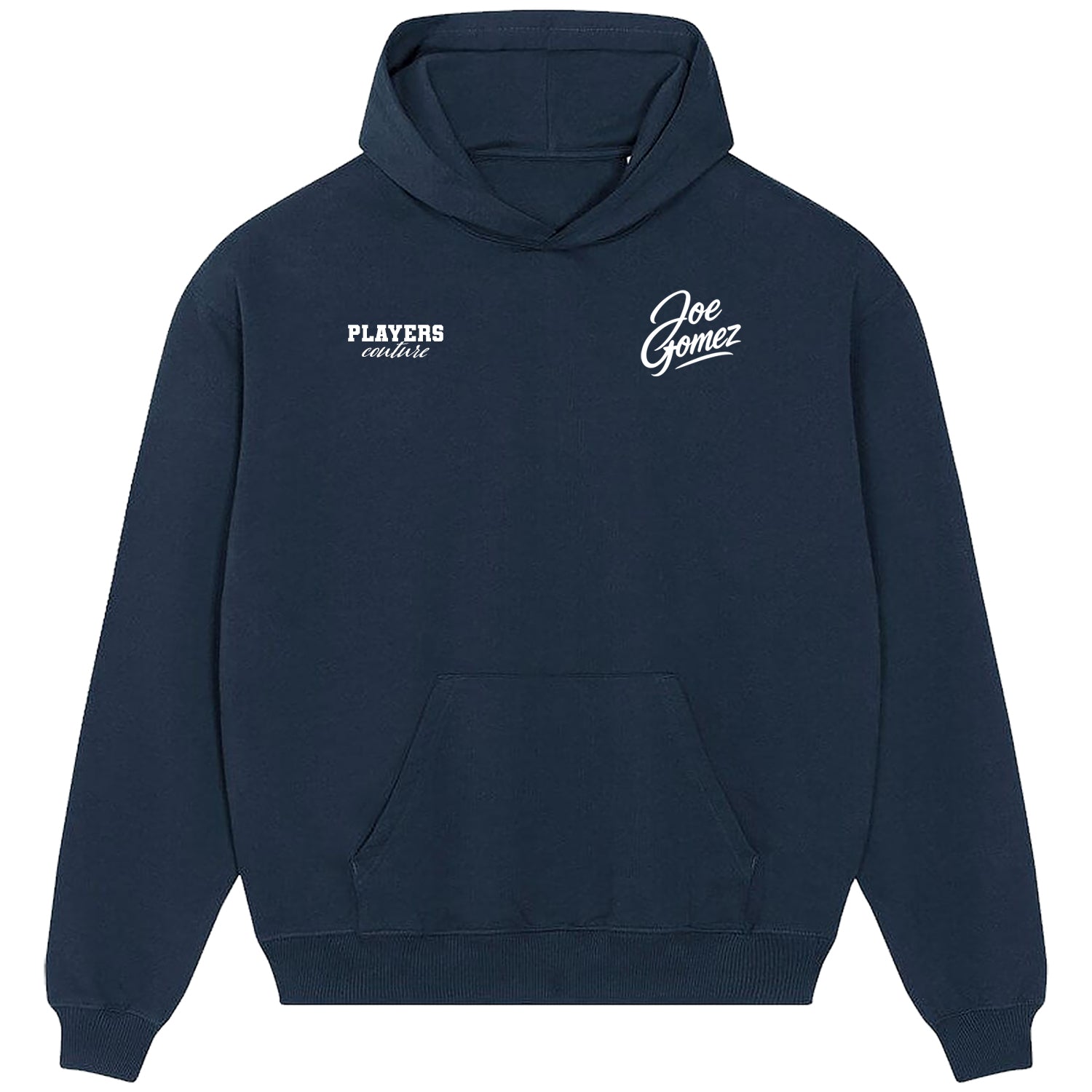 Joe Gomez Logo Players Couture Men's Casual Hoodie Navy