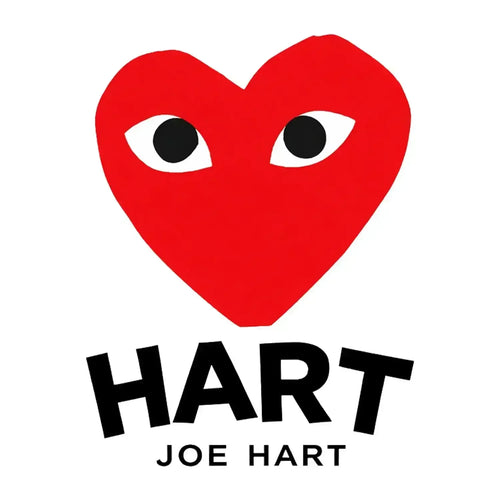 Joe Hart Logo Men's T-Shirt – white close-up detail shot of the Joe Hart Players Couture logo design