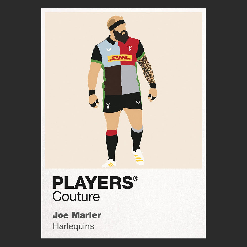 Joe Marler Harlequins Rugby Union Icon Frame Men's T-Shirt – image 9