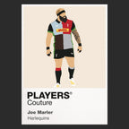 Joe Marler Harlequins Rugby Union Icon Frame Men's T-Shirt – image 9