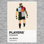 Joe Marler Harlequins Rugby Union Icon Frame Men's T-Shirt – image 7