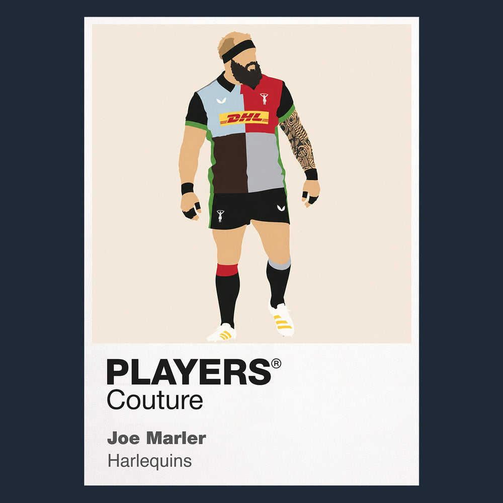 Joe Marler Harlequins Rugby Union Icon Frame Men's T-Shirt – image 8