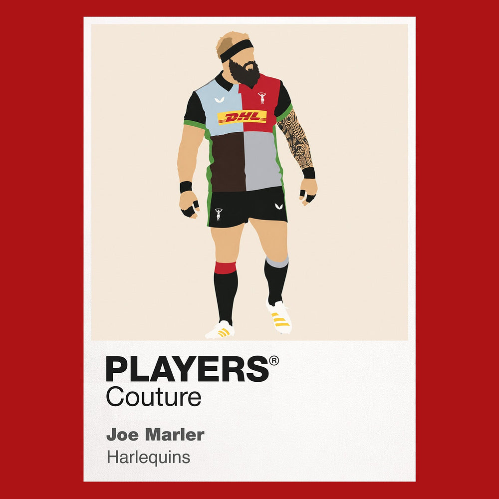 Joe Marler Harlequins Rugby Union Icon Frame Men's T-Shirt – image 10