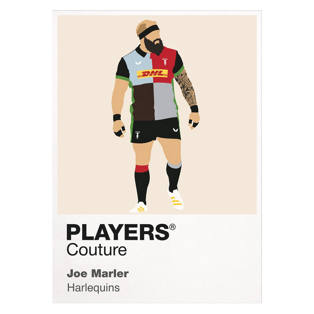 Joe Marler Harlequins Rugby Union Icon Frame Men's T-Shirt – image 1