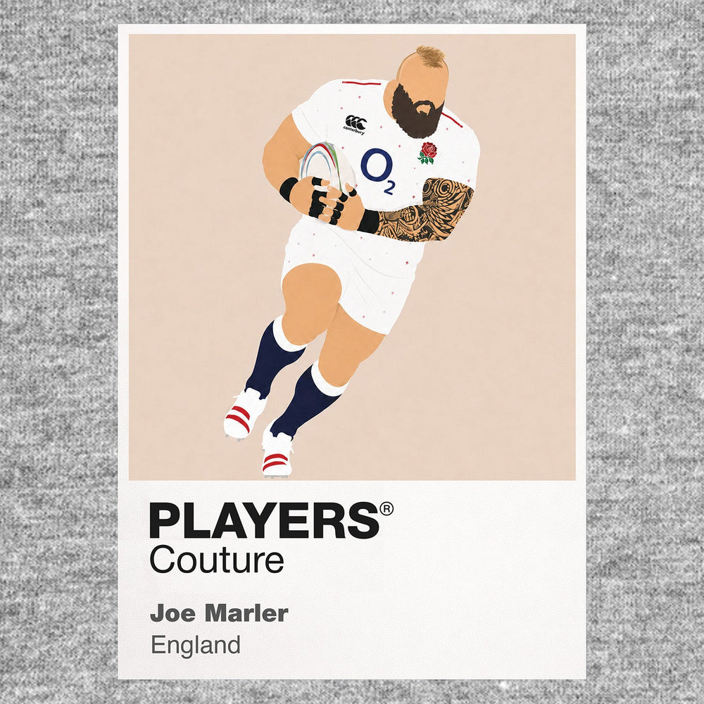 Joe Marler Rugby Union Icon Frame Men's T-Shirt – image 7