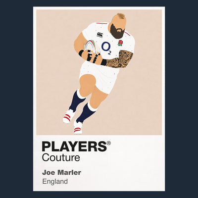 Joe Marler Rugby Union Icon Frame Men's Hoodie – image 1