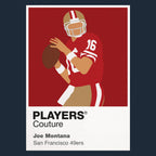 Joe Montana 49ers American Football Icon Frame Men's T-Shirt