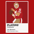 Joe Montana 49ers American Football Icon Frame Men's T-Shirt