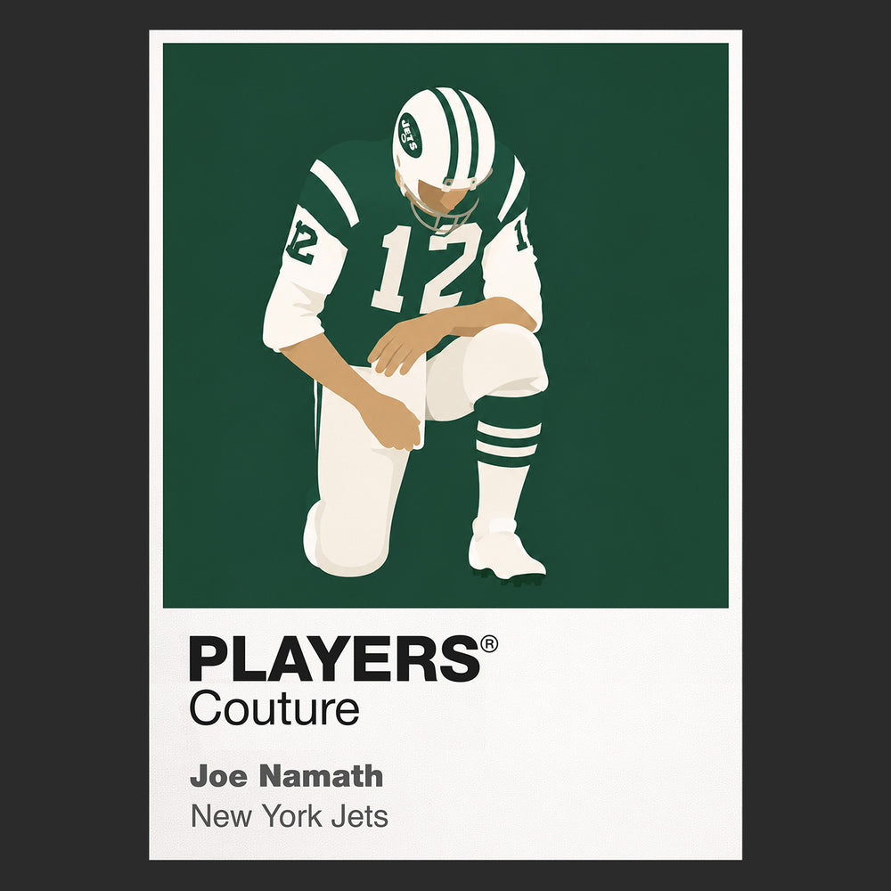 Joe Namath Jets American Football Icon Frame Men's T-Shirt